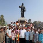 marathi samman yatrepurvi mahadchya chavdar talyala abhivadan