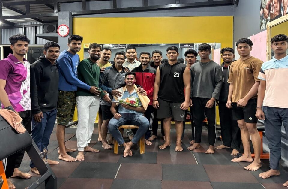 mense fitness yellurtarfe crpfmadhe nivad jhalelya yuvak - yuvatincha gaurav