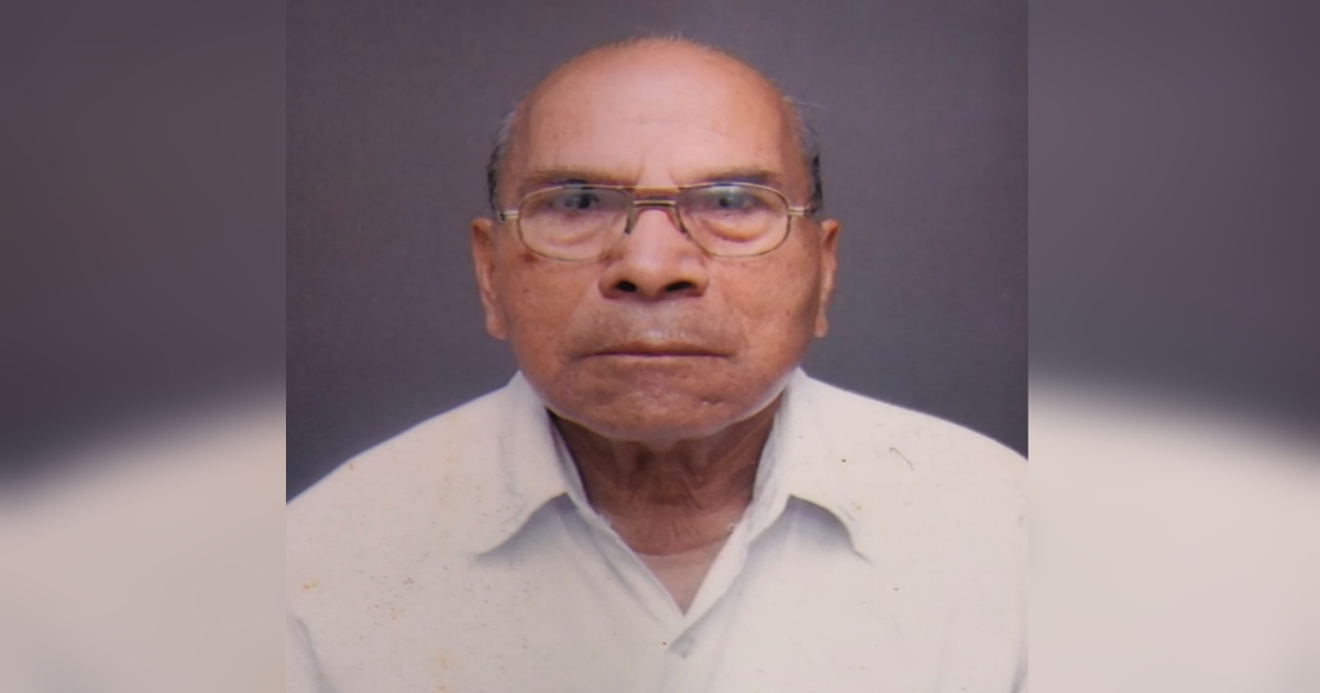 mr. ishwarrao chudamani modgekar passed away