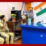 nutan police adhikshak k ramrajan yanchi nandgad police sthanakala bhet