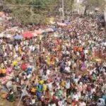 shakambhari paurnime nimitta saundatti yallamma dongaravar bhaktanchi alot gardi