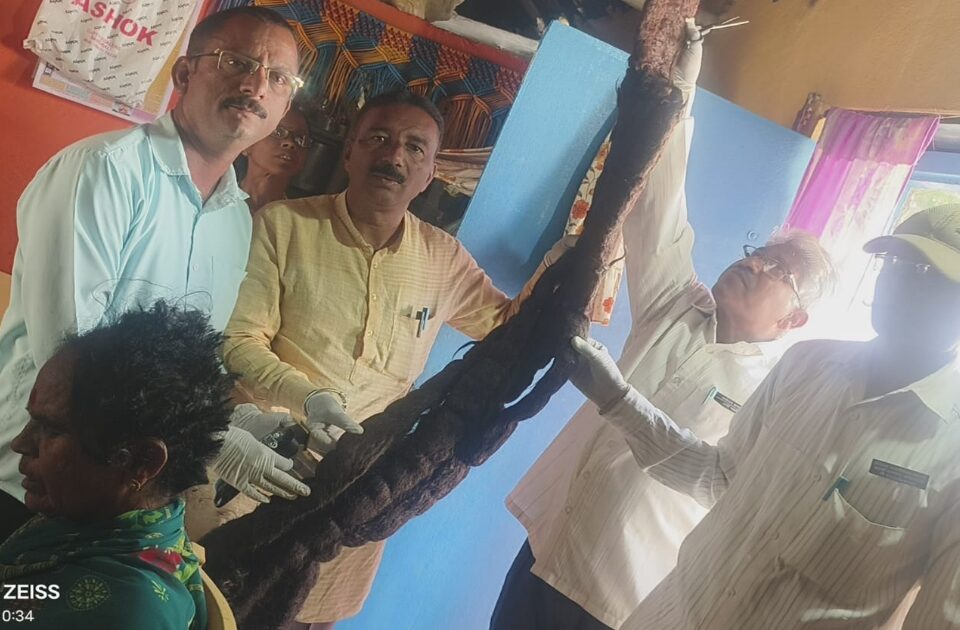 15 varshanchi jat kapun andhashraddhela ched ; kagwadmadhe parivartanachi navi pahat