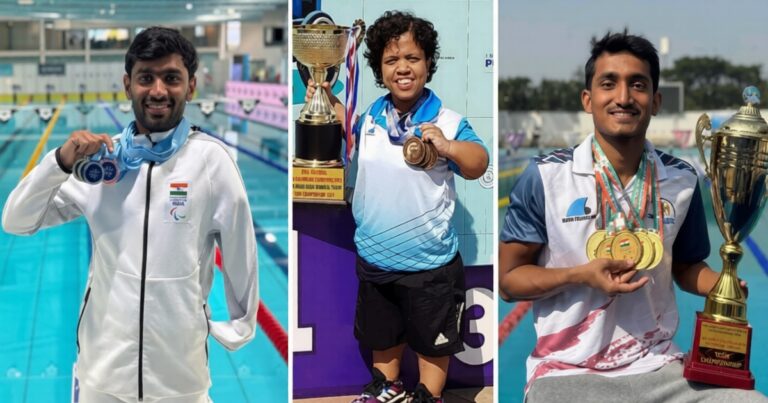 belgavche tighe para jaltaranpatu swimming world series sathi australiyala ravana