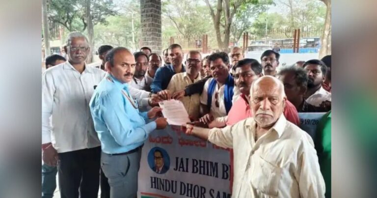 iskonvar manavadhikarache ullanghan kelyacha arop