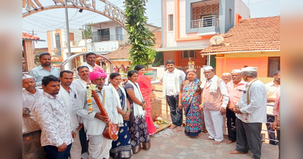 kawlewadit shri dnyaneshwari parayanacha muhurtamedh karyakram utsahat