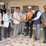 ksca dharwad vibhagatarfe maji cricketpatu sunil joshi yancha satkar