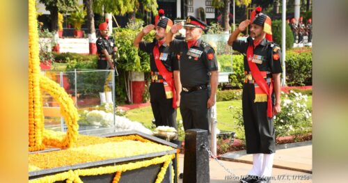 maratha light infantry regimental center yethe maratha divas sajra