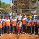 shahar maharashtra ekikaran samititarfe belgavchya hockeypatuncha satkar