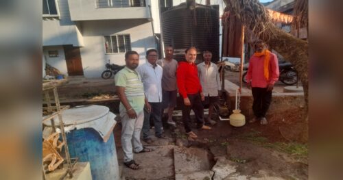 shivarat kupnalika khodun keli saha gallyanmadhe panyachi soy