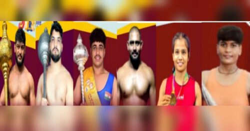 anandwadi raviwari kusti maidan ; mahilahi bhidnar