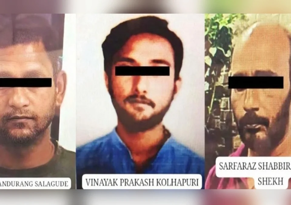 belgaum shaharatil teen gunhegar jilhyatun haddapar