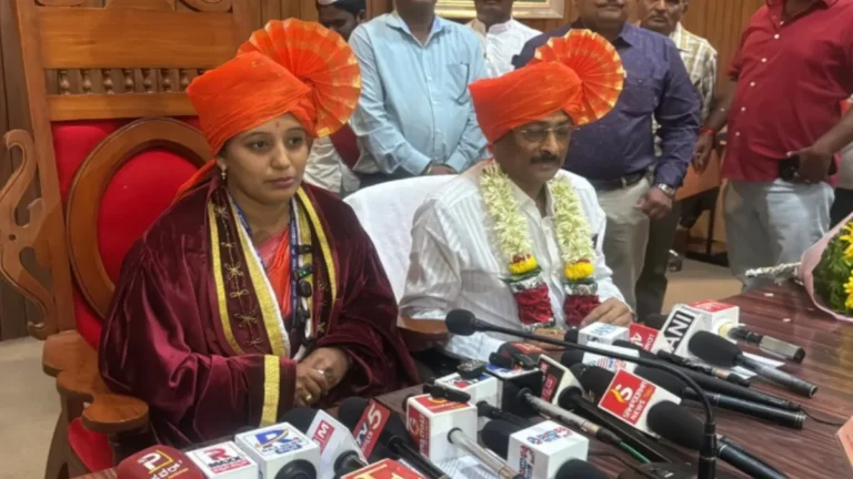 belgavchya mahapaurpadi preeti kamkar ; upmahapaurpadi hanumant kongali