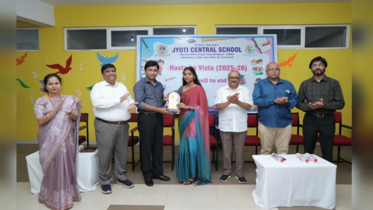 jyoti central schoolmadhe iyatta dahavichya vidyarthyacha nirop samarambh sampanna