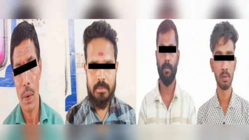 machhe audyogik parisarat polisancha chhapa