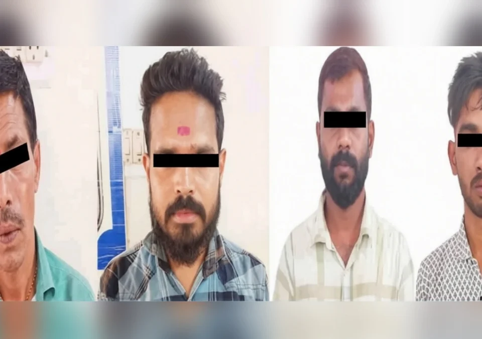 machhe audyogik parisarat polisancha chhapa