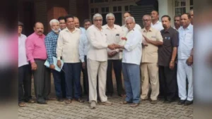 madhyavarti maharashtra ekikaran samiti adhyakshapadi prakash margale yanchi nivad