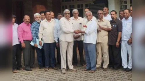 madhyavarti maharashtra ekikaran samiti adhyakshapadi prakash margale yanchi nivad