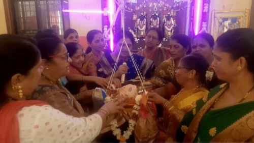 shahapur nath pai chowkatil valmiki ram mandirat ramnavami utsahat sajri