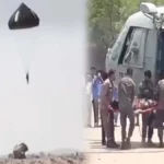 ballari parachute prashikshanadarmyan bhishan apghat