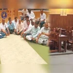 belgaav mahapalika baithakivar virodhi pakshacha bahishkar