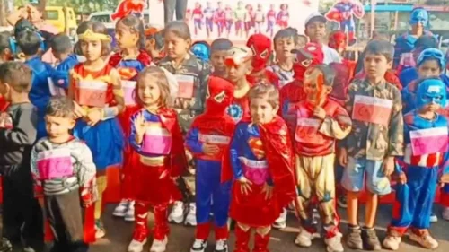 belgaavat 'super hero fun run' la utsfurt pratisad