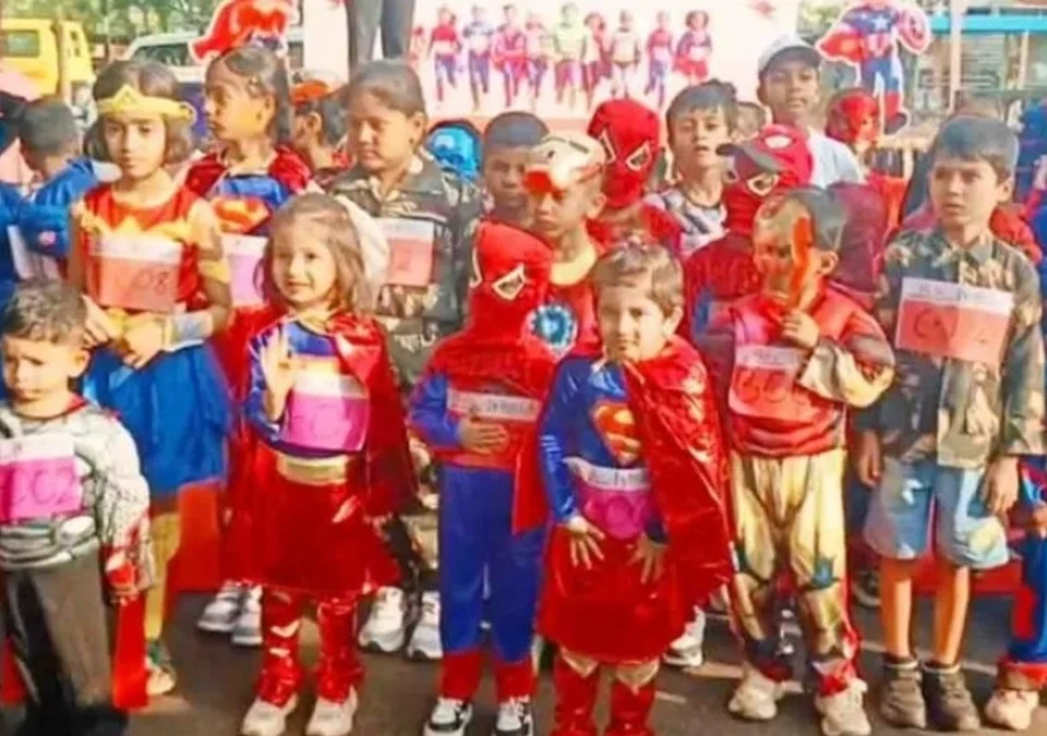 belgaavat 'super hero fun run' la utsfurt pratisad