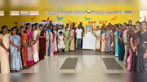 jyoti central school madhe dr.babasaheb ambedkar jayanti utsahat sajri