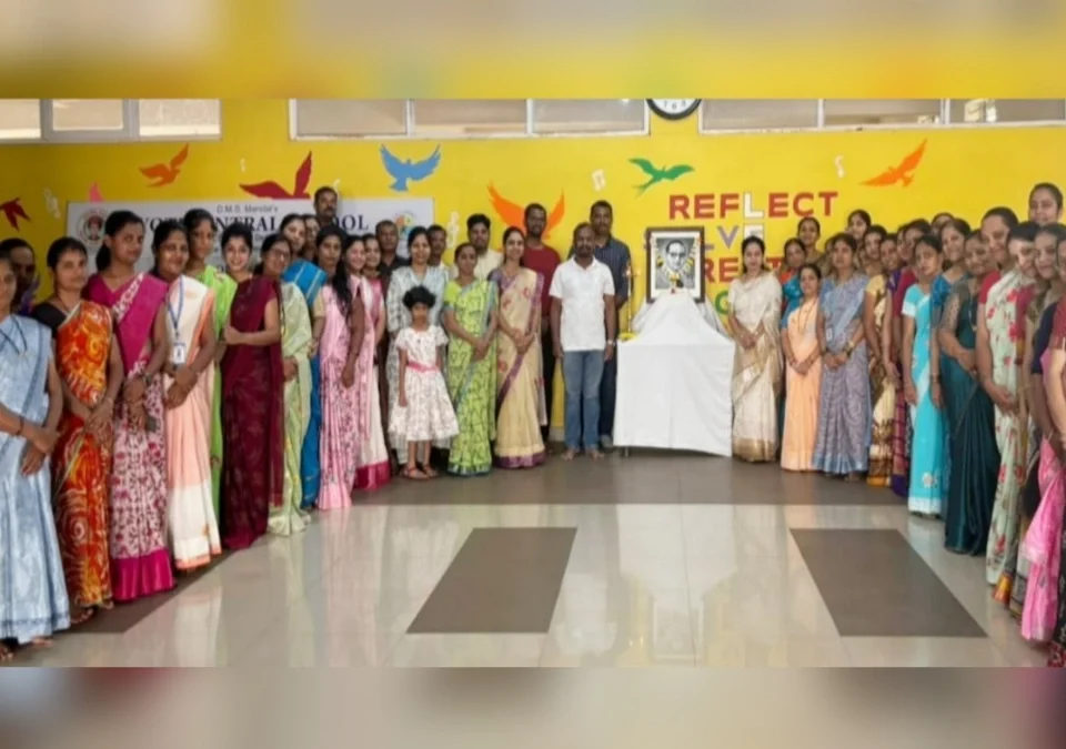 jyoti central school madhe dr.babasaheb ambedkar jayanti utsahat sajri