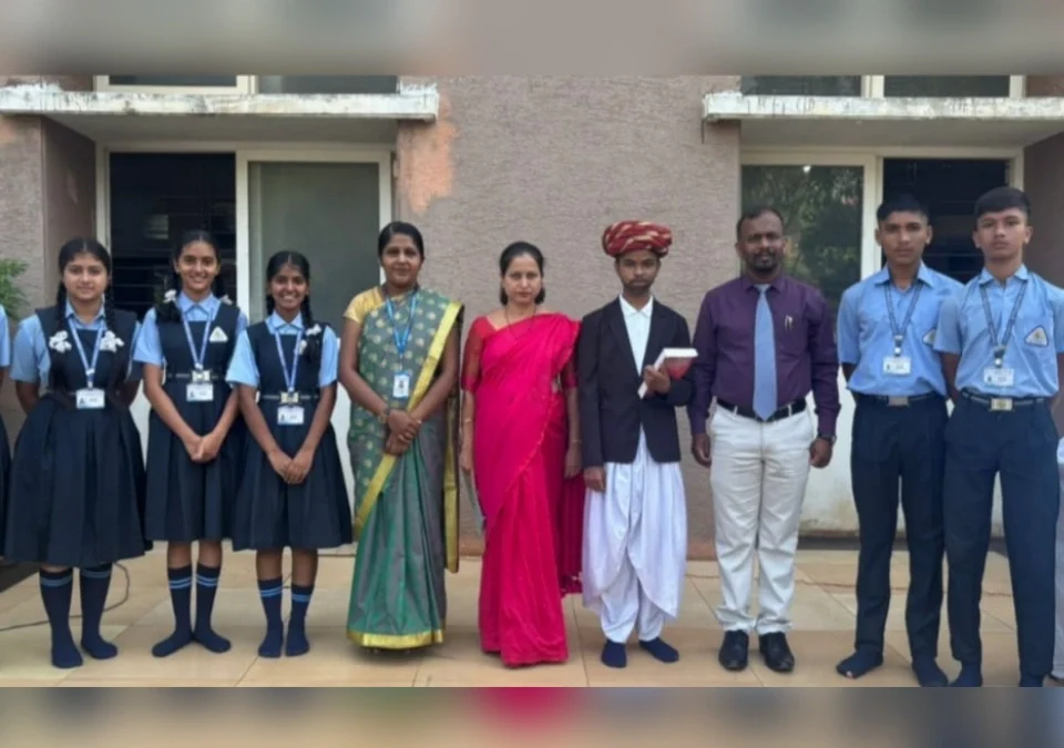 jyoti central school madhe mahatma jyotirao phule jayanti utsahat sajri