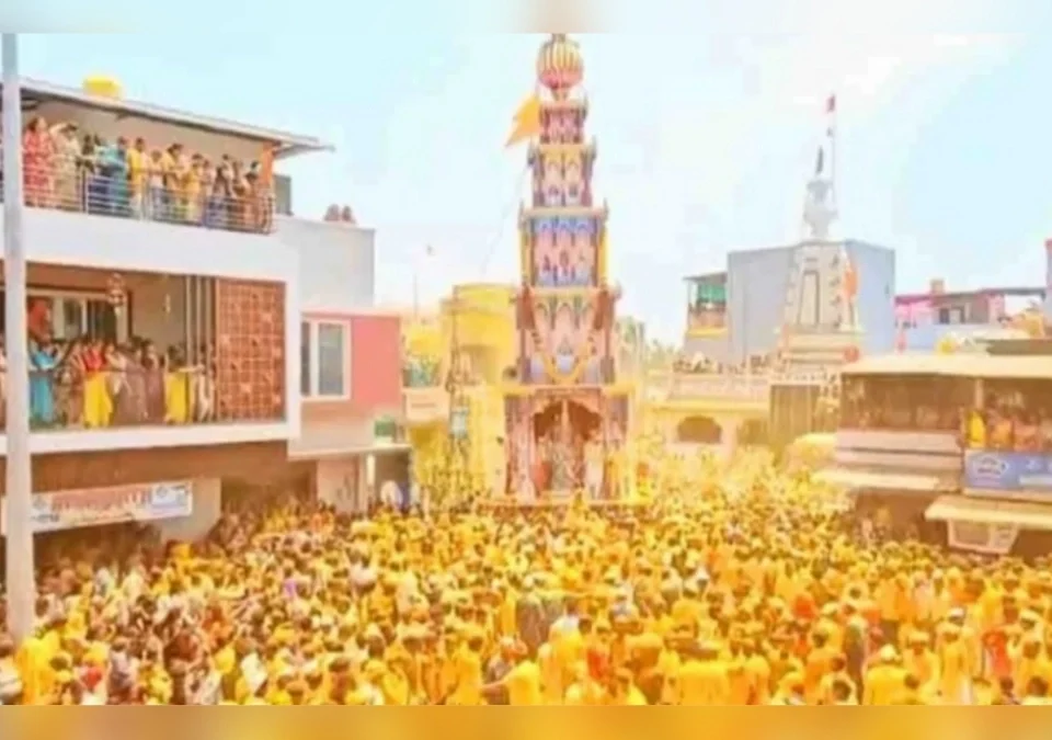 kangrali budrukmadhe shri mahalaxmi devicha bhavya rathotsav