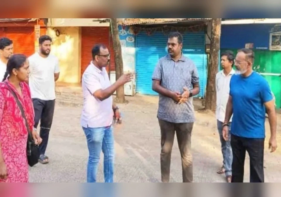 mahapalika ayuktancha mahantesh nagar madhe pahani doura