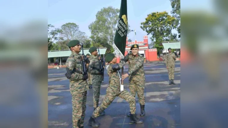 maratha light infantry center madhe bhairav battalionchi dimakhdar sthapana