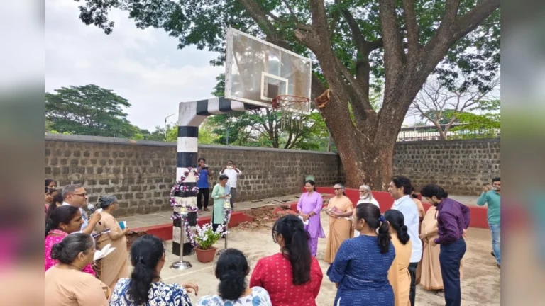 st joseph highschool madhe basketball maidanache udghatan