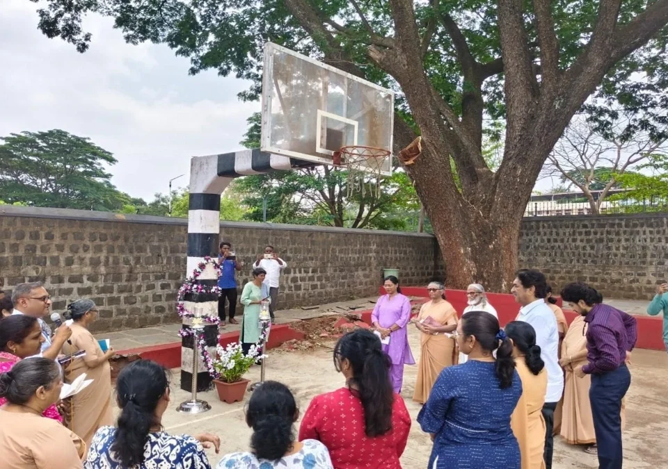 st joseph highschool madhe basketball maidanache udghatan