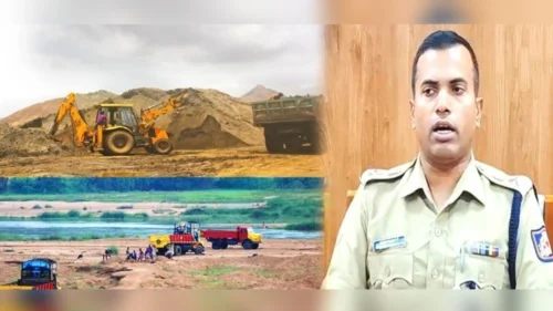 avaidha valu utkhananavar polisanchi karadi najar