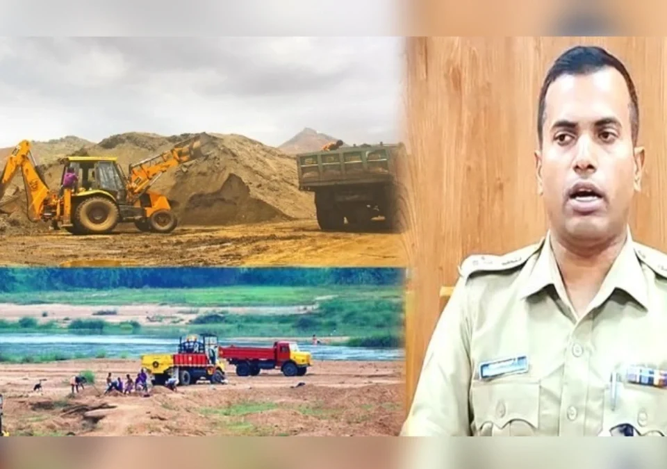 avaidha valu utkhananavar polisanchi karadi najar