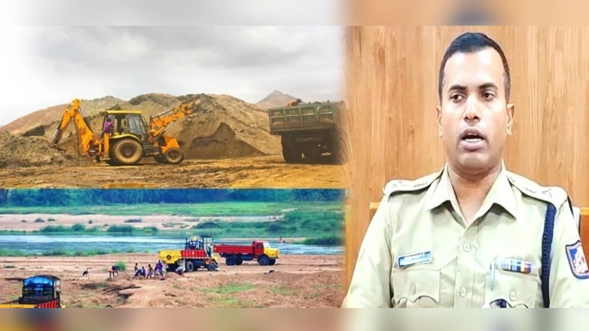 avaidha valu utkhananavar polisanchi karadi najar