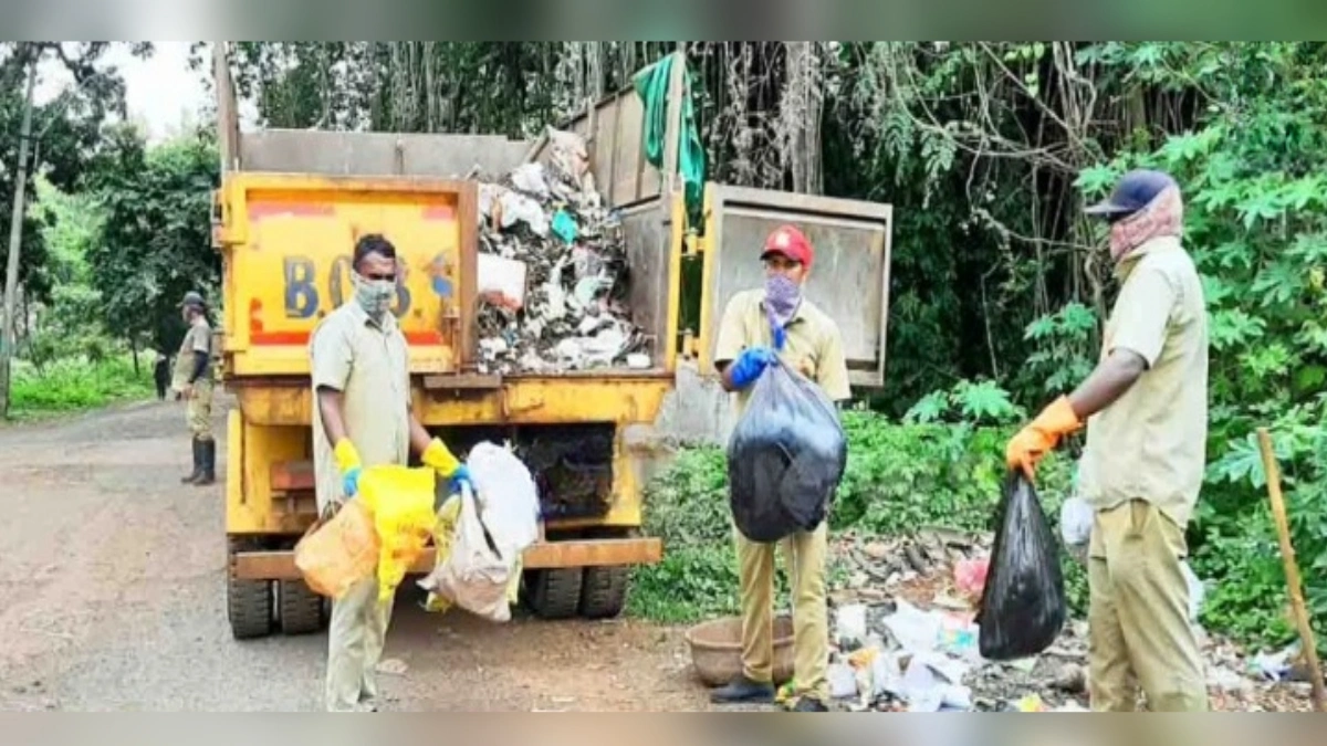 belgaav cantonment parisarat plasticmukt swacchata abhiyan