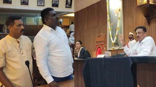 belgaav mahapaliket seemaprashnachya muddyavarun jordar khadajangi