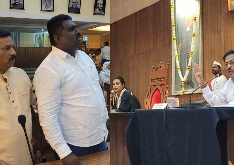 belgaav mahapaliket seemaprashnachya muddyavarun jordar khadajangi