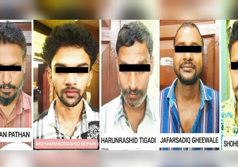 belgaavat avaidh krutyavirodhat polisanchi dhadak karvai