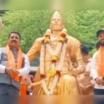bjp yuva morchachya vatine belgaavat dh. sambhaji maharaj jayanti sajri