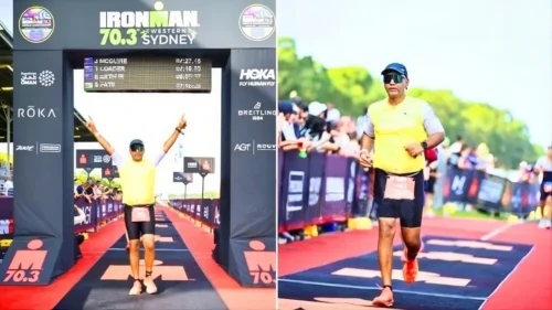 igp sandeep patil yanche sydneytil iron man 70.3 spardhet yash