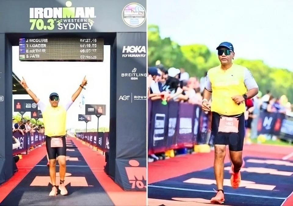 igp sandeep patil yanche sydneytil iron man 70.3 spardhet yash