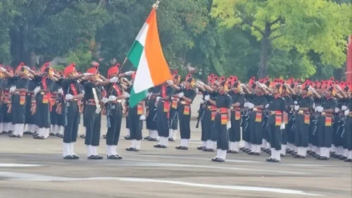 maratha light infantrychya 7vya agniveer tukdicha dikshant sanchalan sohala dimakhat