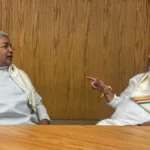 rajyapalanni mukhyamantri siddaramaiahyanchaa rajinama swikarla