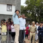belgaav jilhadhikari karyalayachya vikaskamanchi mantri satish jarkiholinkadun pahani
