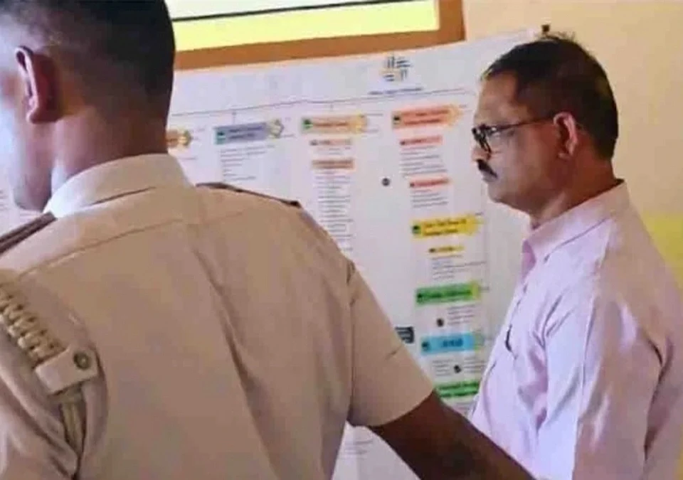 chikkodit vidyarthininchya laingik chhalprakarni shikshakala marhan