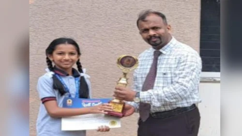 jyoti central schoolchya vidyarthinichi rashtriya staravaril spell bee parikshet daidipyaman kamgiri