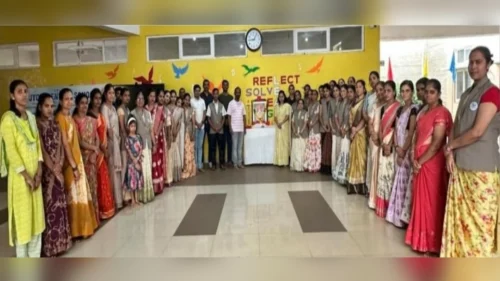 jyoti central schoolmadhe rajarshi shahu maharaj jayanti utsahat sajri
